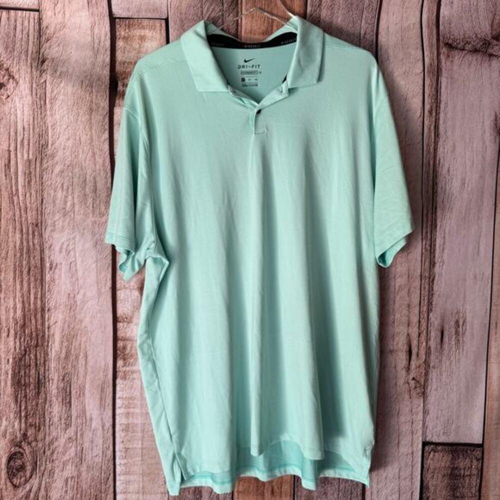 Nike Golf Polo Shirt Dri-Fit Standard XXL Short Sleeve Performance Activewear